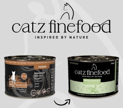 Catz Finefood Purrrr N.109 Dzik puszka 200g