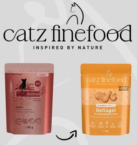 Catz Finefood Classic N.03 Drób saszetka 300g