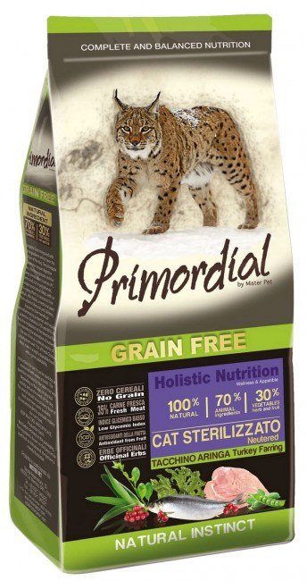 Primordial Cat Sterilized Turkey & Herring 400g