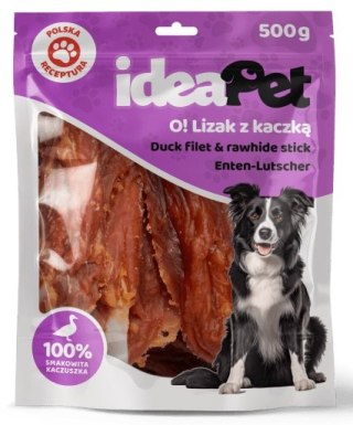 IdeaPet Lizak z kaczką 500g