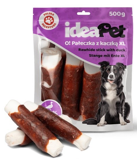 IdeaPet Pałeczka z kaczką XL 500g