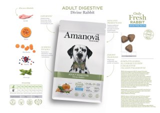 Amanova Dog Adult Digestive Divine Rabbit - królik 10kg