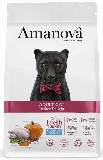 Amanova Cat Adult Turkey Delight - indyk 1,5kg