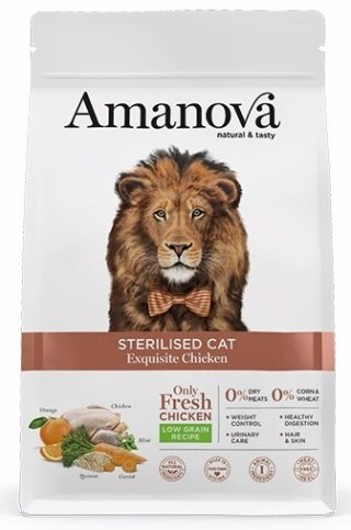 Amanova Cat Sterilised Exquisite Chicken - kurczak 300g