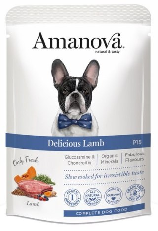 Amanova Dog Adult Delicious Lamb - jagnięcina saszetka 300g [P15]