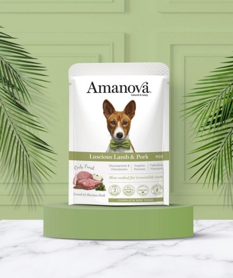 Amanova Dog Adult Luscious Lamb & Pork - jagnięcina i wieprzowina saszetka 100g [P05]
