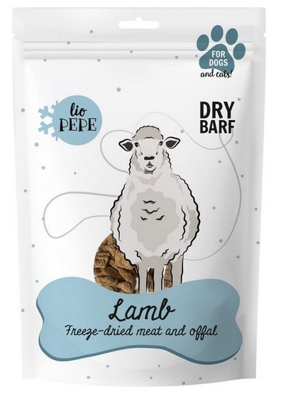 Paka Zwierzaka Lio PEPE Przysmak Lamb (płuco jagnięce) 30g