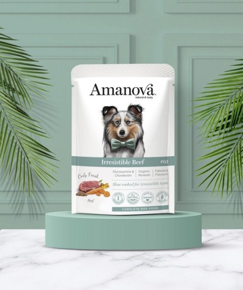 Amanova Dog Adult Irresistible Beef - wołowina saszetka 100g [P02]