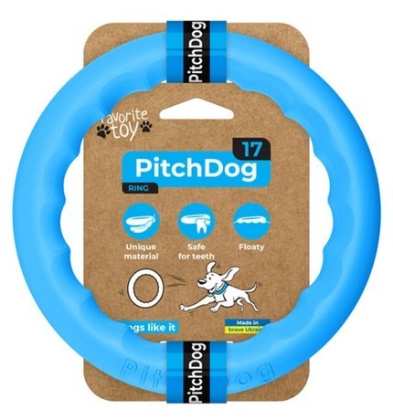 Collar PitchDog17 Pierścień do aportowania 17cm niebieski