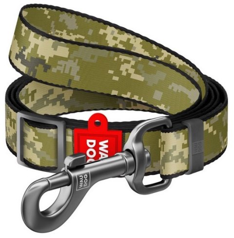 Collar WauDog Nylon Smycz nylonowa regulowana M 20mm/152-183cm, wzór MILITARY