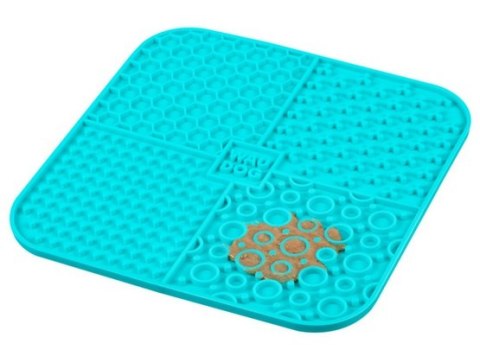 Collar WauDog Silicone Mata do lizania 19x19x1cm niebieska