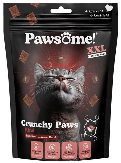 Pawsome Crunchy Paws Wołowina 150g