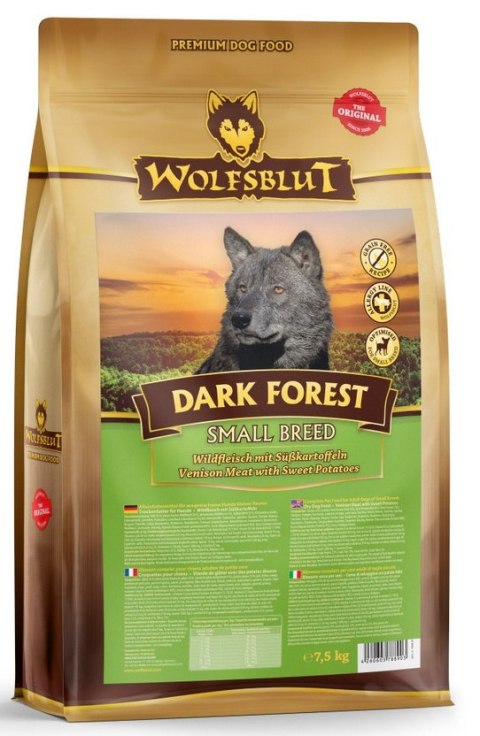 Wolfsblut Dog Dark Forest Small - dziczyzna i bataty 7,5kg