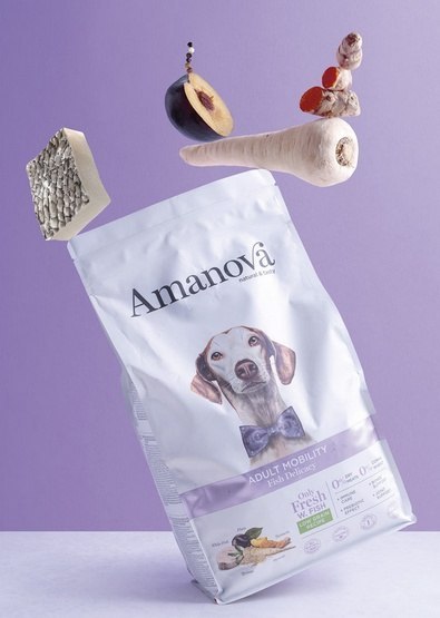 Amanova Dog Adult Mobility Fish Delicacy - biała ryba 10kg