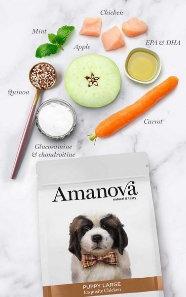 Amanova Dog Puppy Large Exquisite Chicken - kurczak 12kg