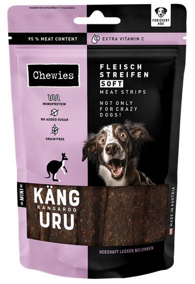 Chewies Meat Strips Soft Mini Kangur 70g