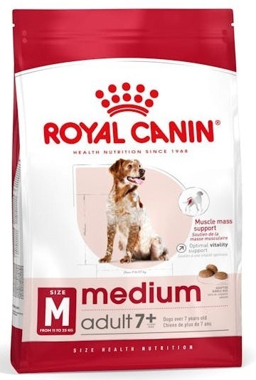 Royal Canin Medium Adult 7+ karma sucha dla psów dorosłych, ras średnich 15kg