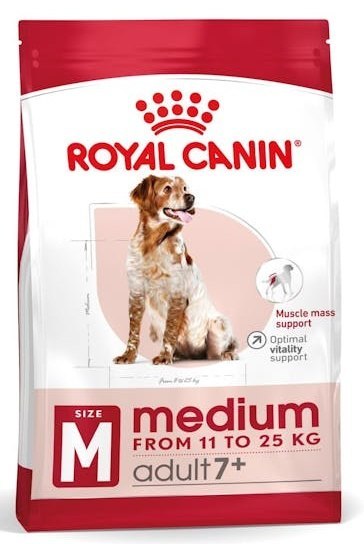 Royal Canin Medium Adult 7+ karma sucha dla psów dorosłych, ras średnich 15kg