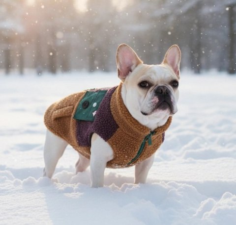 Zolux Ciepła bluza dla psa Bouclette R.50 jasnobrązowa