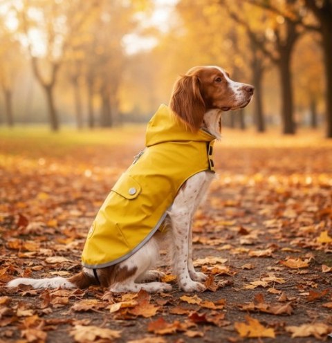 Zolux Kurtka Płaszcz wodoodporna Saint Malo R.35 żółta