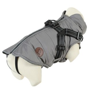 Zolux Kurtka puchowa z szelkami dla psa R.30 szara