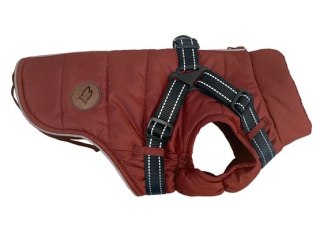 Zolux Kurtka puchowa z szelkami dla psa R.40 ceglasta