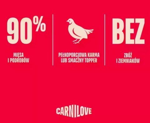 Carnilove Cat Quail Sterilised - przepiórka w sosie saszetka 85g