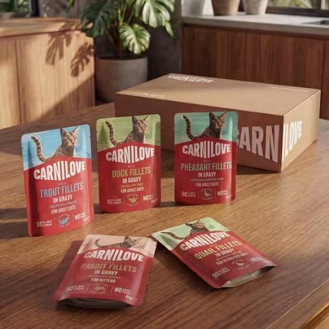 Carnilove Cat Quail Sterilised - przepiórka w sosie saszetka 85g