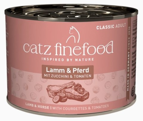 Catz Finefood Classic N.19 Jagnięcina i Konina puszka 200g