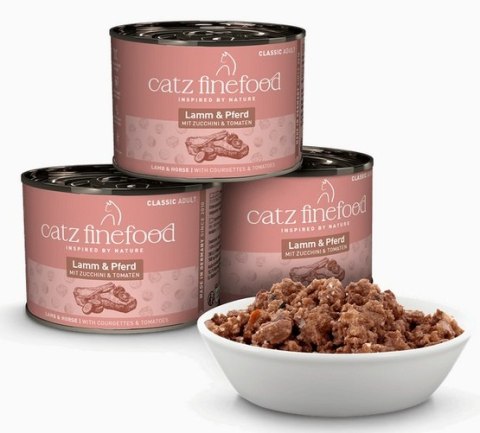Catz Finefood Classic N.19 Jagnięcina i Konina puszka 200g