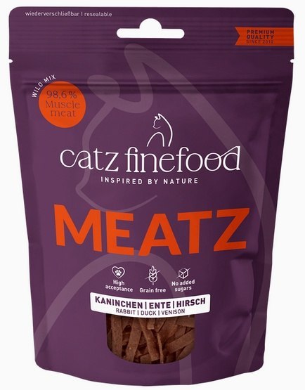 Catz Finefood Meatz Wild Mix - królik, kaczka, jeleń 45g