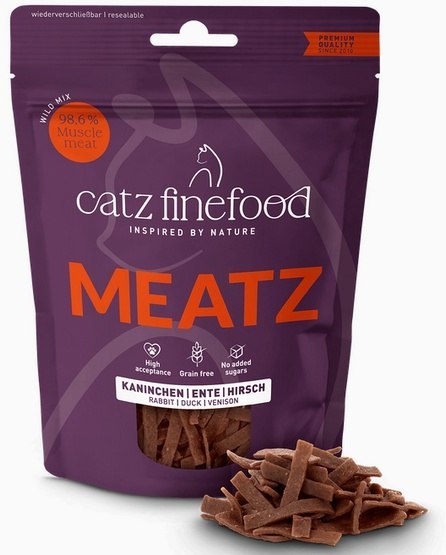 Catz Finefood Meatz Wild Mix - królik, kaczka, jeleń 45g