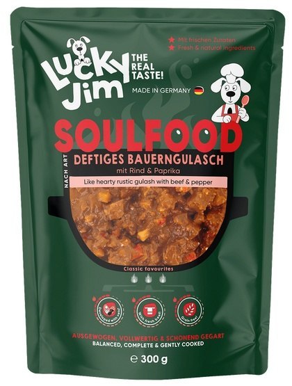 Lucky Jim SoulFood Gulasz z wołowiną i papryką 300g