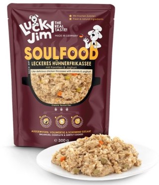 Lucky Jim SoulFood Potrawka z kurczakiem, marchewką i jogurtem 300g