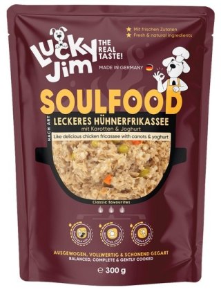 Lucky Jim SoulFood Potrawka z kurczakiem, marchewką i jogurtem 300g