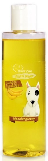 Over Zoo Frutti Power Szampon o zapachu bananowym - hipoalergiczny dla psa 200ml