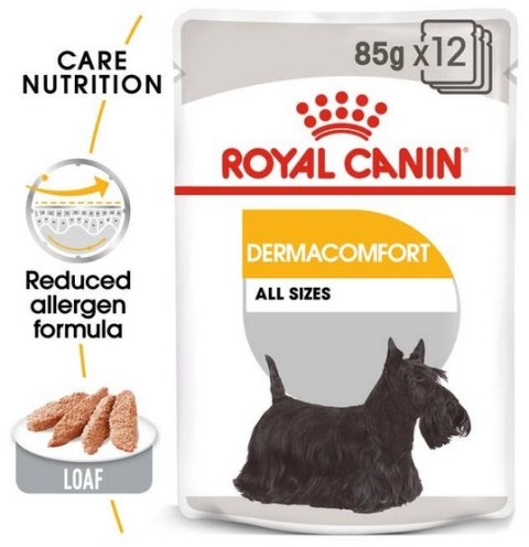 Royal Canin Dermacomfort Loaf karma mokra - pasztet, dla psów dorosłych wszystkich ras saszetka 85g