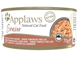 Applaws puszka dla kota Senior tuńczyk & łosoś 70g