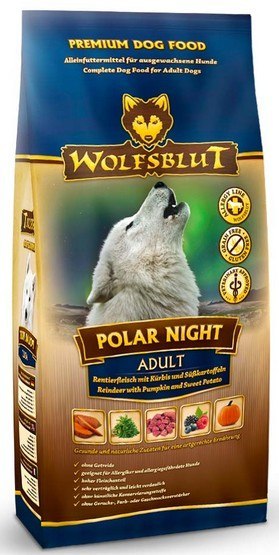 Wolfsblut Dog Polar Night - renifer i bataty 2kg