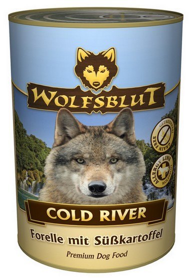 Wolfsblut Dog Cold River - pstrąg i bataty puszka 395g