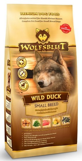 Wolfsblut Dog Wild Duck Small - kaczka i bataty 2kg