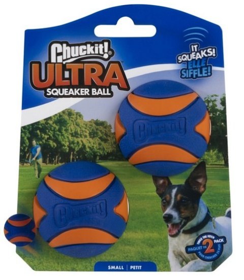 Chuckit! Ultra Squeaker Ball Small 2pak [31537]