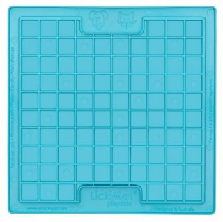 LickiMat Playdate Kwadrat miękki turkusowy