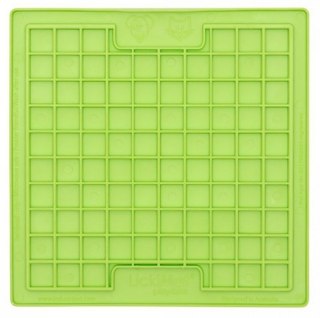 LickiMat Playdate Kwadrat miękki zielony