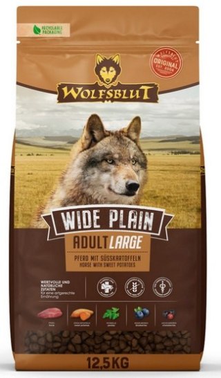 Wolfsblut Dog Wide Plain Large Breed - konina i bataty 12,5kg