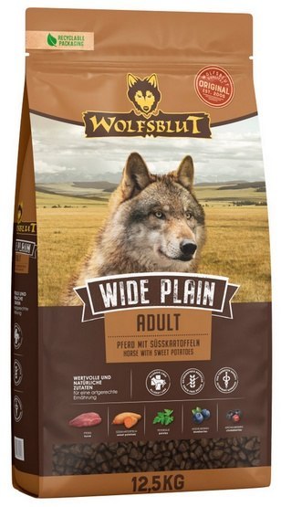 Wolfsblut Dog Wide Plain - konina i bataty 12,5kg